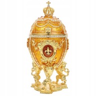 Svadobná krabička na drobnosti Šperkovnica na vajíčka Faberge