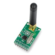 Rádiový modul nRF905 433 MHz - THT transceiver