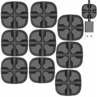 Držiak kábla organizéra, 10 kusov, 3M páska
