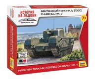 Pechotný tank Mk. IV (A22C) Churchill Mk. V 1:100 Zvezda 6294