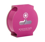 Nelepivá ružová páska BDSM - Bondage Tape 17,5 m