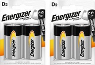 Energizer D 1,5V LR20 alkalická batéria 4 ks