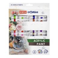 Akrylové farby 24 farieb 12 ml Easy