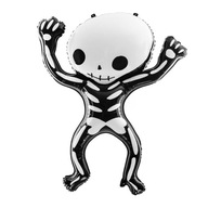 Fóliový balón SKELETON, veľký, 100 cm, pre HEL, Halloweenska dekorácia