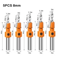 5ks (2,8*8mm-4*8MM) stopka HSS stredová vŕtačka P