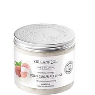 ORGANIQUE Upokojujúce kozie mlieko Upokojujúci cukrový peeling