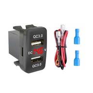 Rýchla nabíjačka do auta 36W QC3.0 Dual P