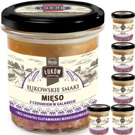 Mäso s cesnakom v želé 300g ŁUKÓW jar x6