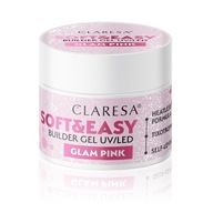 Claresa Soft&Easy stavebný gél 45g Glam Pink