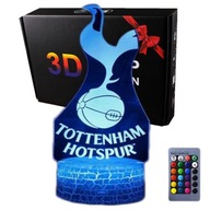 3D LED USB nočná lampa Tottenham Hotspurs