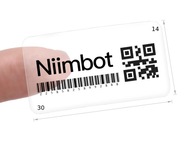 NIIMBOT Nálepky pre B18 14*30mm 205x TRANSPARENT