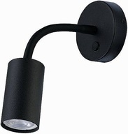 Čierna nástenná lampa Eye Flex S Nowodworski