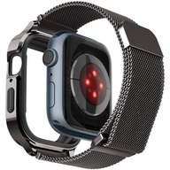 Puzdro + remienok pre Apple Watch 8 / 7 45, Spigen Metal