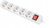 Power Strip Predlžovací kábel 3m 5x230V meď 100%