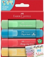 Pastelový zvýrazňovač 8 farieb FABER CASTELL