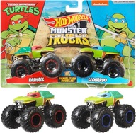 HOT WHEELS MONSTER TRUCKS WARRIOR NINJA TURTLES