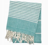 FOUTA PAREO UTERÁK S FRINGE PLÁŽOVÁ SAUNA SPA 100% BAVLNA 95x195