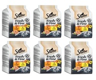 SHEBA MINI Hydinové jedlá v omáčke 36x50g