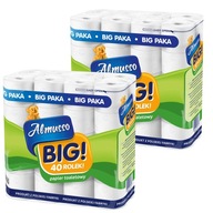 Toaletný papier Almusso BIG-pack 40 ks x 2 80 kotúčov