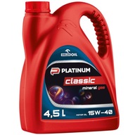 Orlen Oil PLATINUM CLASSIC GAS MINERAL 15W-40 motorový olej | 4,5 l