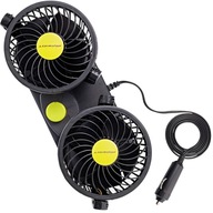 AUTOROTAČNÝ VENTILÁTOR 2x10CM 24V/8W