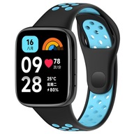 PÁSKA PRE XIAOMI REDMI WATCH 3 ACTIVE | ČIERNO-MODRÉ