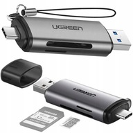 ČÍTAČKA KARIET UGREEN SD MICRO USB-C 3.0 USB-C