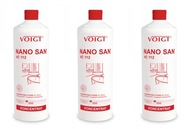 VOIGT NANO-SAN VC112, na čistenie kúpeľní, 1 liter x3