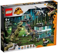 LEGO 76949 JURASSIC WORLD Giganotosaurus a Therizinosaurus útok