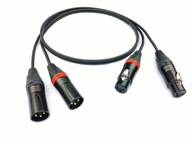 CORDIAL CMK422 KÁBEL 2 XLR až 2 XLR NEUTRIK 3m