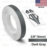 DARK GRY 3/8" rolka Vinyl Pinstriping Pin Str