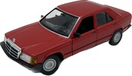 Mercedes Benz 190E W201 červený 1:24 Bburago 21103