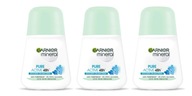 GARNIER x3 Set Pure antiperspirant roll-on 50ml