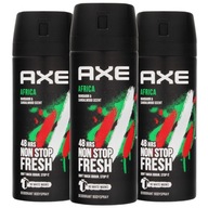 Axe Africa Deodorant sprej pre mužov 3x150ml