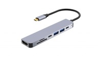 Dokovacia stanica USB hub iBOX IUH3SL4K HDMI SD PD100W