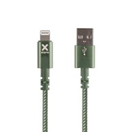 XTORM USB KÁBEL - LIGHTNING MFI (1M) ZELENÝ