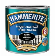 Hammerite Straight on rust 0,25L - Polomatná čierna