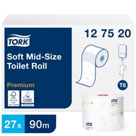 Tork 127520 - Toaletný papier T6, 27 roliek x 90 m