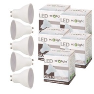 5x GU10 LED ŽIAROVKA 10W 4000K NEUTRÁLNA 10W=75W EL