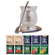 Yerba Mate set 10x50g TermoLid Cebador 500g