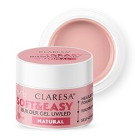 Claresa Soft & Easy Builder Gel 12 g - Prírodný