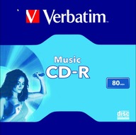 Verbatim CD-R Audio Music 10ks LOGO tenké puzdro CD