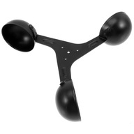 Kovový veterný anemometer s 3 hrnčekmi