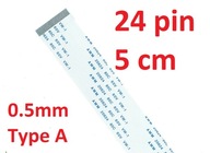 Flex páska FPC FFC VW-1 AWM 20624 80C 60V 5cm 24Pi