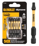 Sada TORX rázových bitov T25x57mm 5 ks. DEWALT