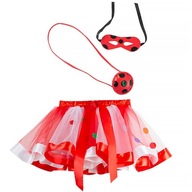 1 sada okuliarov Girl Ladybug Halloween Tutu