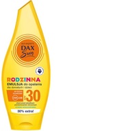 DAX SUN EMULSION SPF30 rodina deti dospelí 250ml na UVA UVB opaľovanie