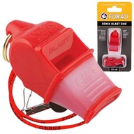 WHISTLE FOX 40 CMG SONIK BLAST 120 DB RED NA TRÉNING PRE TRÉNERA