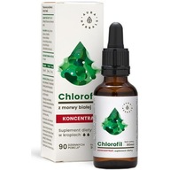 Chlorofyl na pitie 30ml s kvapkami bielej moruše Aura