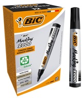 BIC PERMANENTNÝ ZNAČOVAČ 2000 ČIERNY KRUHOVÝ KONEC X12